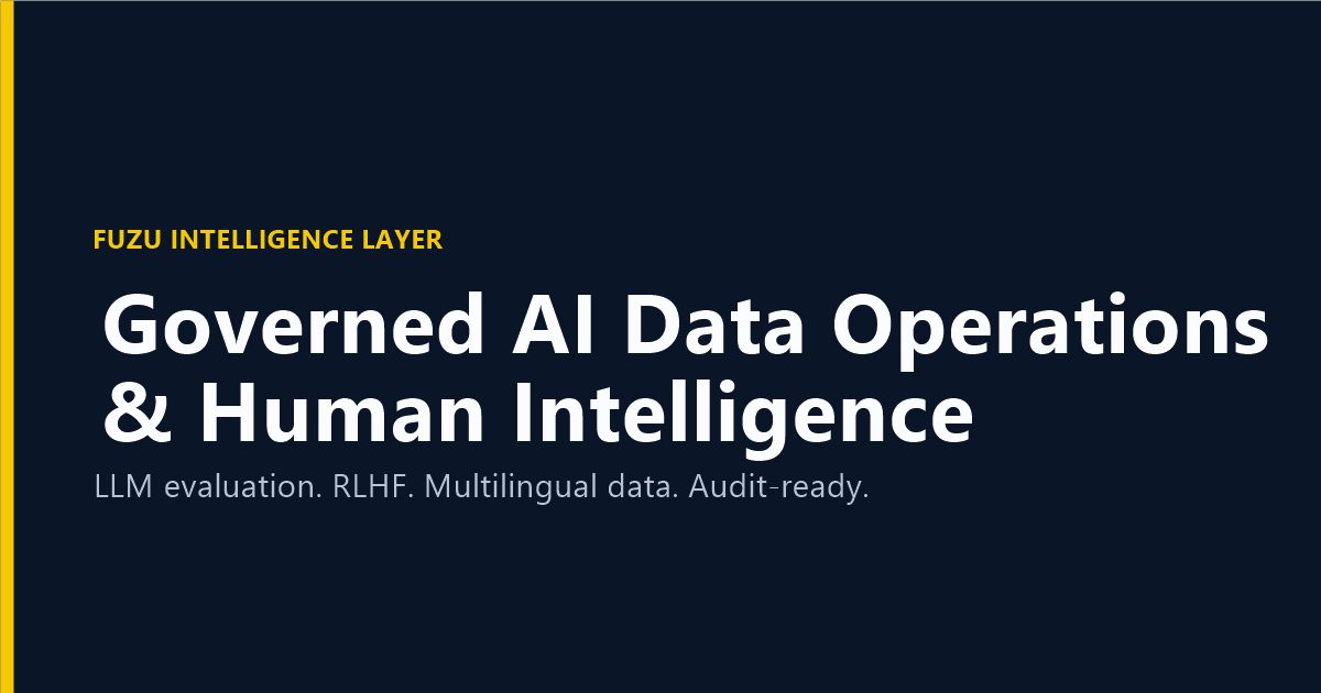 Multimodal AI Annotation — Vision, Audio & Document Data | Fuzu Atlas